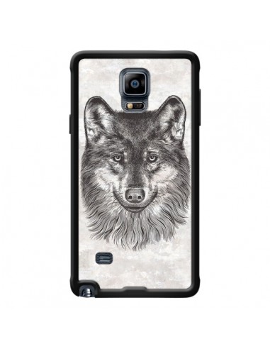 Coque Loup Gris pour Samsung Galaxy Note 4 - Rachel Caldwell