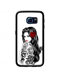 Coque Tattoo Girl Lolita pour Samsung Galaxy S6 Edge -...