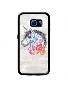 Coque Licorne Muticolore pour Samsung Galaxy S6 Edge -...