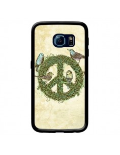 Coque Peace And Love Nature Oiseaux pour Samsung Galaxy...