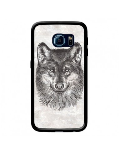 Coque Loup Gris pour Samsung Galaxy S6 Edge - Rachel Caldwell