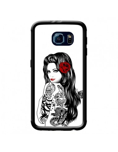 Coque Tattoo Girl Lolita pour Samsung Galaxy S6 - Rachel Caldwell