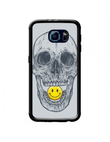 Coque Smiley Face Tête de Mort pour Samsung Galaxy S6 - Rachel Caldwell