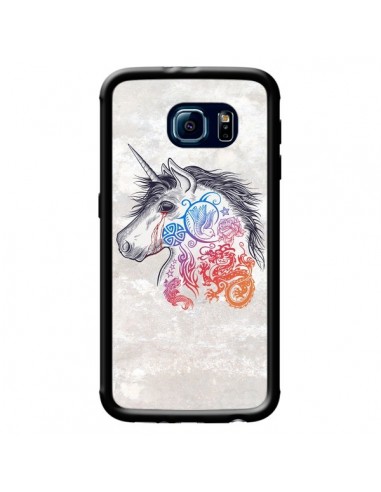 Coque Licorne Muticolore pour Samsung Galaxy S6 - Rachel Caldwell