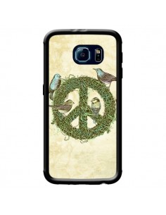 Coque Peace And Love Nature Oiseaux pour Samsung Galaxy...