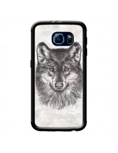 Coque Loup Gris pour Samsung Galaxy S6 - Rachel Caldwell