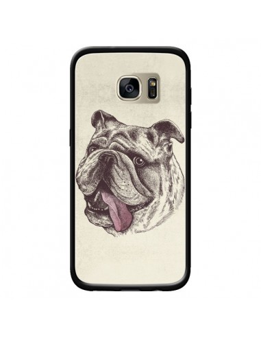Coque Chien Bulldog pour Samsung Galaxy S7 Edge - Rachel Caldwell