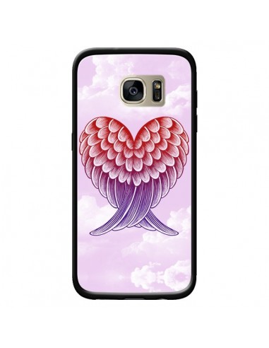 Coque Ailes d'ange Amour pour Samsung Galaxy S7 Edge - Rachel Caldwell