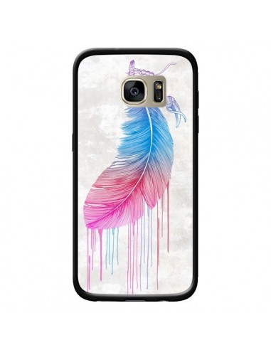 Coque Plume arc-en-ciel pour Samsung Galaxy S7 Edge - Rachel Caldwell