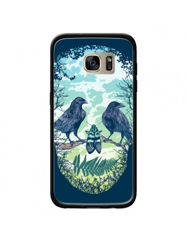 Coque Tête de Mort Nature pour Samsung Galaxy S7 Edge - Rachel Caldwell