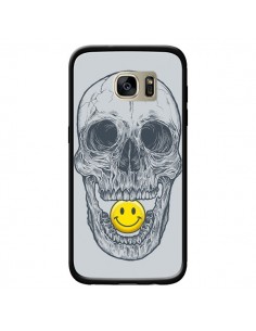 Coque Smiley Face Tête de Mort pour Samsung Galaxy S7...