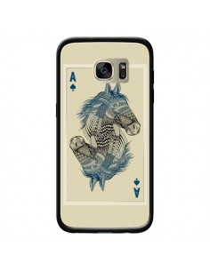 Coque Cheval Carte Jeu Horse As pour Samsung Galaxy S7...