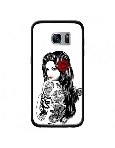 Coque Tattoo Girl Lolita pour Samsung Galaxy S7 - Rachel Caldwell