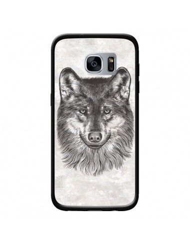 Coque Loup Gris pour Samsung Galaxy S7 - Rachel Caldwell