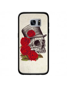 Coque Gentleman Crane Tête de Mort pour Samsung Galaxy S7...