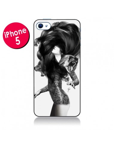 Coque Femme Ours pour iPhone 5 - Jenny Liz Rome