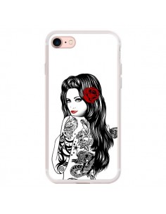 Coque iPhone 7/8 et SE 2020 Tattoo Girl Lolita - Rachel...