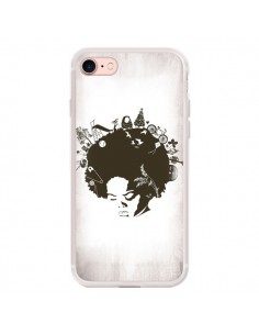 Coque iPhone 7/8 et SE 2020 Childhood Garden Afro -...