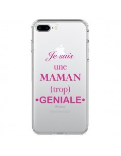 Coque iPhone 7 Plus et 8 Plus Je suis une maman trop...