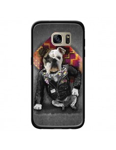 Coque Chien Bad Dog pour Samsung Galaxy S7 Edge -...