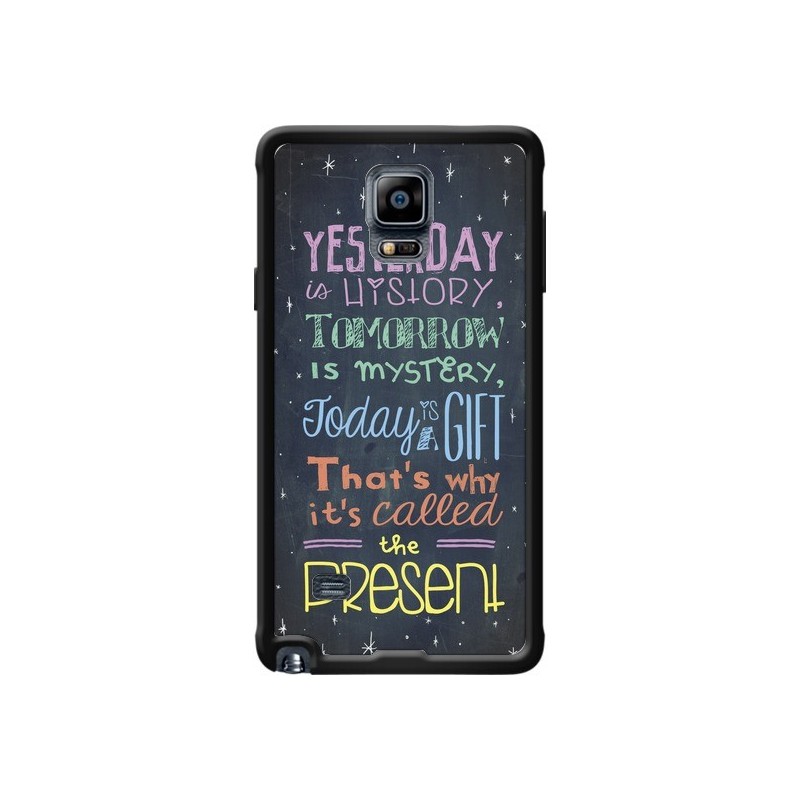 Coque Today is a gift Cadeau pour Samsung Galaxy Note 4 - Maximilian San