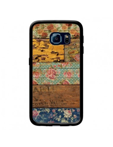 Coque Barocco Style Bois pour Samsung Galaxy S6 Edge - Maximilian San