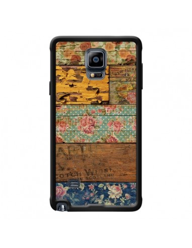 Coque Barocco Style Bois pour Samsung Galaxy Note 4 - Maximilian San