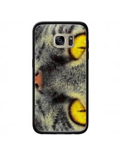 Coque Chat Gato Loco pour Samsung Galaxy S7 Edge -...