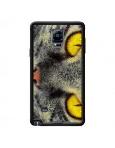 Coque Chat Gato Loco pour Samsung Galaxy Note 4 -...