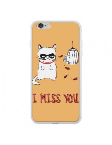 Coque iPhone 6 Plus et 6S Plus Chat I Miss You - Maximilian San