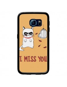 Coque Chat I Miss You pour Samsung Galaxy S6 Edge -...