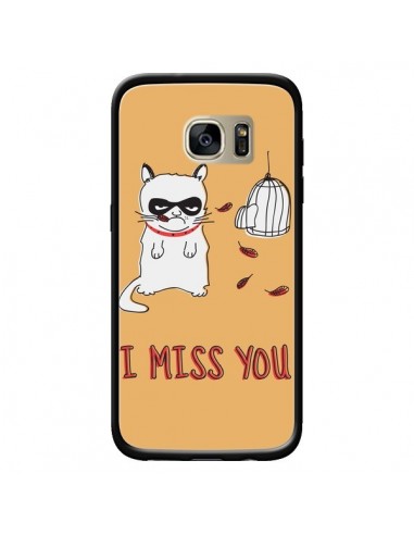 Coque Chat I Miss You pour Samsung Galaxy S7 Edge - Maximilian San