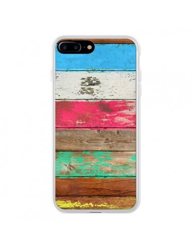 Coque iPhone 7 Plus et 8 Plus Eco Fashion Bois - Maximilian San