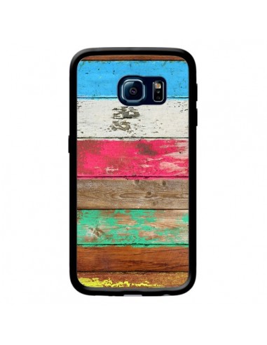 Coque Eco Fashion Bois pour Samsung Galaxy S6 Edge - Maximilian San