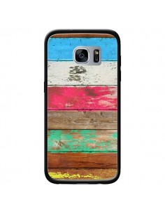 Coque Eco Fashion Bois pour Samsung Galaxy S7 -...