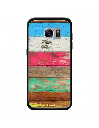 Coque Eco Fashion Bois pour Samsung Galaxy S7 - Maximilian San