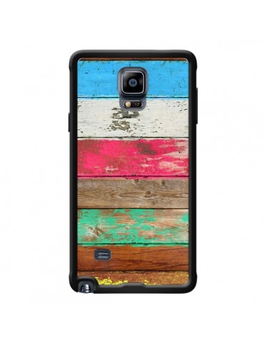 Coque Eco Fashion Bois pour Samsung Galaxy Note 4 - Maximilian San