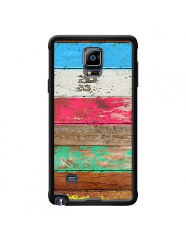 Coque Eco Fashion Bois pour Samsung Galaxy Note 4 - Maximilian San