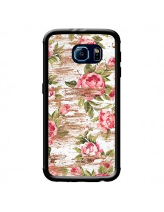 Coque Eco Love Pattern Bois Fleur pour Samsung Galaxy S6...