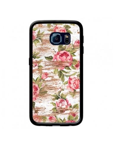 Coque Eco Love Pattern Bois Fleur pour Samsung Galaxy S6 Edge - Maximilian San