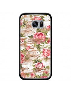 Coque Eco Love Pattern Bois Fleur pour Samsung Galaxy S7...
