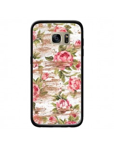 Coque Eco Love Pattern Bois Fleur pour Samsung Galaxy S7...
