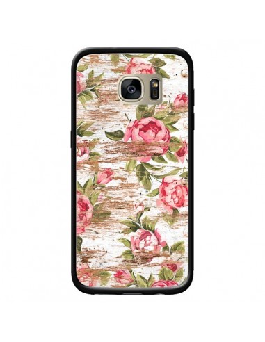 Coque Eco Love Pattern Bois Fleur pour Samsung Galaxy S7 Edge - Maximilian San