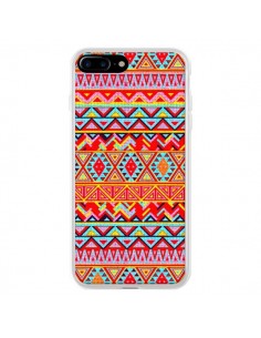 Coque iPhone 7 Plus et 8 Plus India Style Pattern Bois...