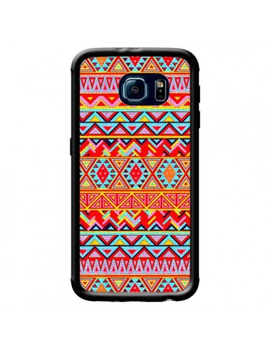 Coque India Style Pattern Bois Azteque pour Samsung Galaxy S6 - Maximilian San