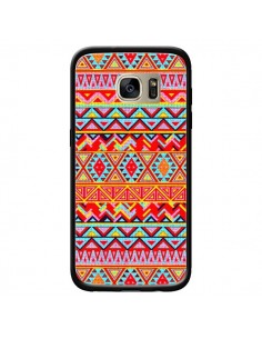 Coque India Style Pattern Bois Azteque pour Samsung...