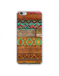 Coque iPhone 6 Plus et 6S Plus Indian Wood Bois Azteque -...