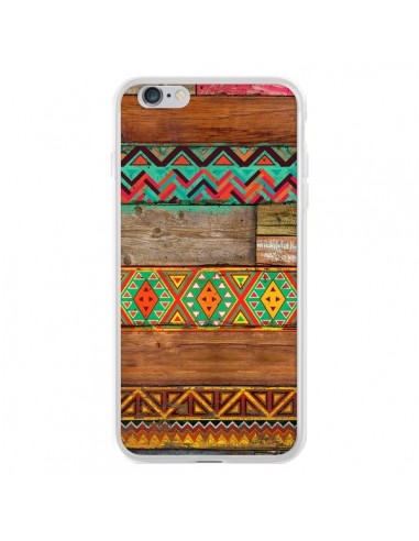 Coque iPhone 6 Plus et 6S Plus Indian Wood Bois Azteque - Maximilian San