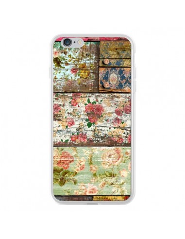 Coque iPhone 6 Plus et 6S Plus Lady Rococo Bois Fleur - Maximilian San