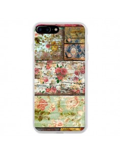 Coque iPhone 7 Plus et 8 Plus Lady Rococo Bois Fleur -...